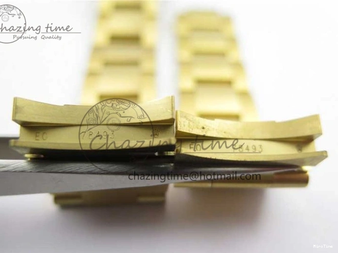 MiroTime 0306 Daytona 116589RBOW YG Rainbow Crystal BLF Best Edition Black Dial on YG Bracelet A SmoothTexture 3175